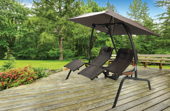 Reclining lounge swing sale