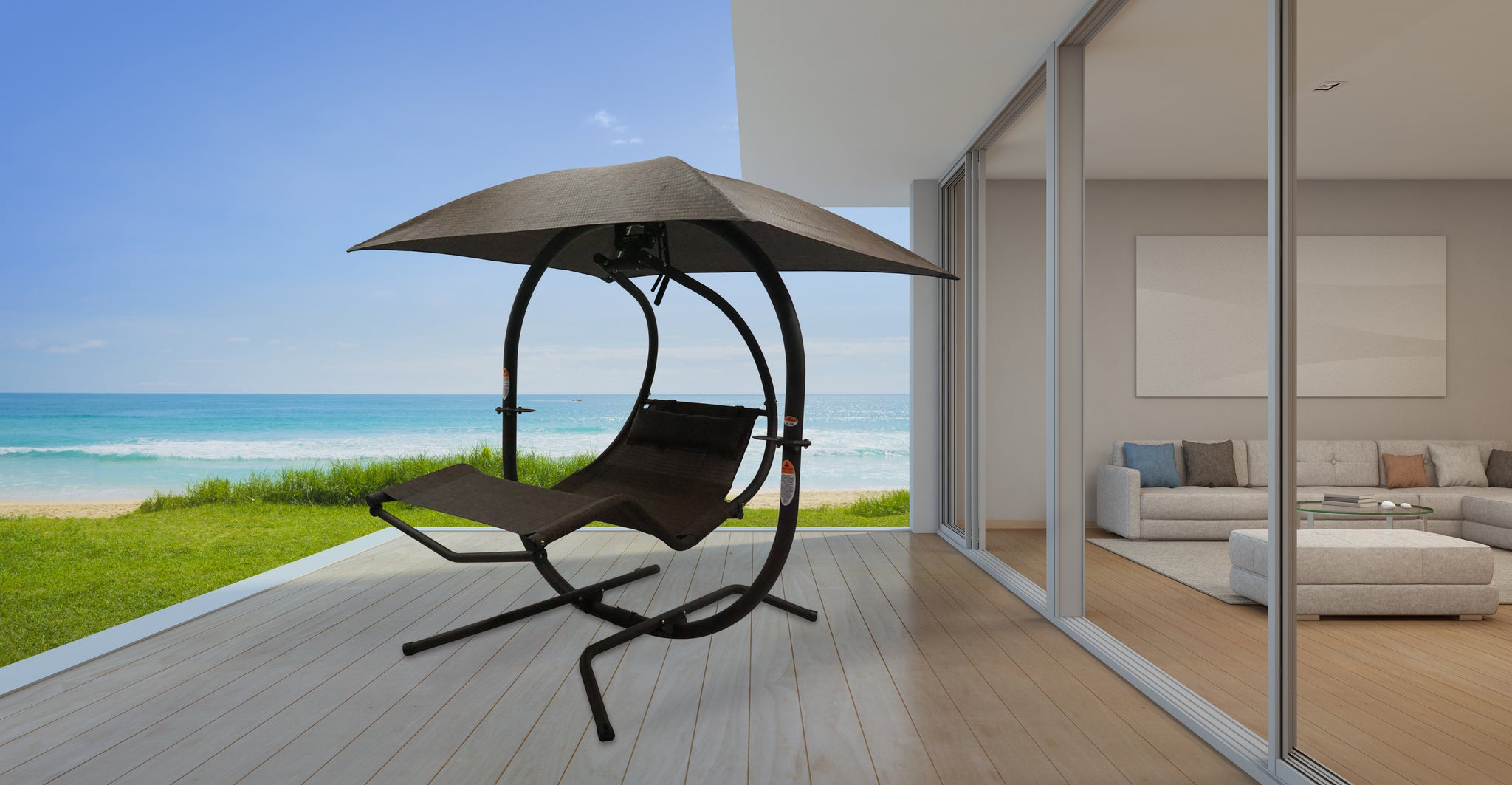Solar Swing 421 L Lounge Swing – Swings N Solar