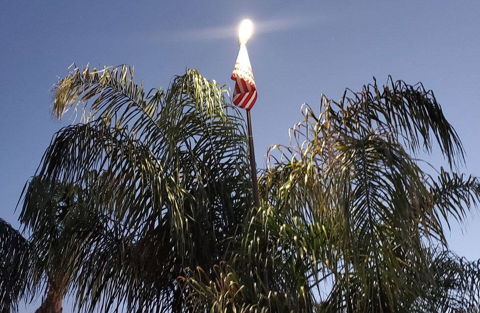 Telescoping Flagpoles USA Swings N Solar